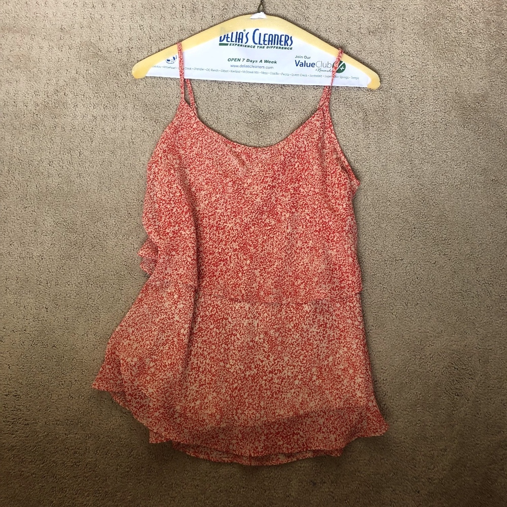 Flowy, patterned tank top